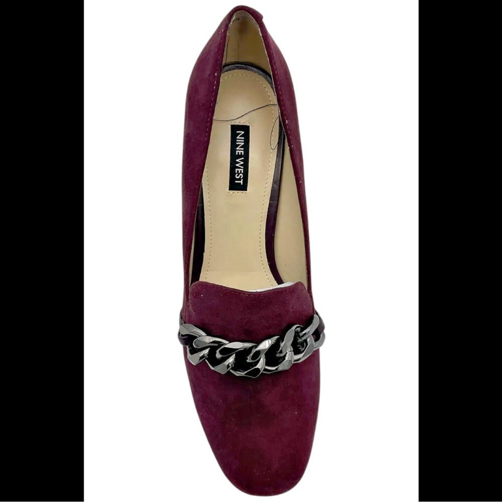 Nine West Women's Remal Pump burgundy suede